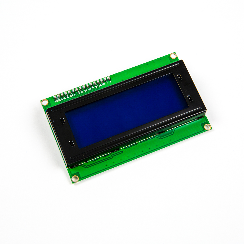 Дисплей LCD2004 с адаптером IIC/I2C синий